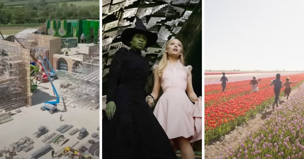 Wicked movie set