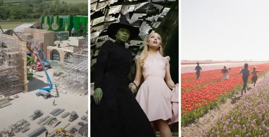 Wicked movie set