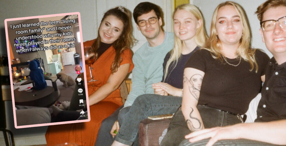 TikTok living room family