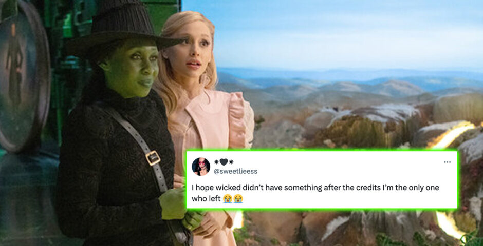 If Wicked has a post-credits scene at the end of Part One