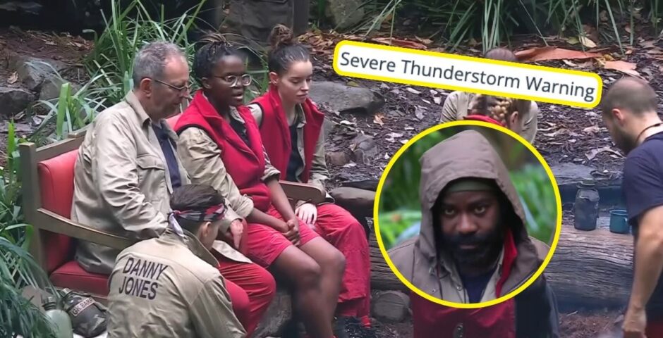 i'm a celeb camp evacuated