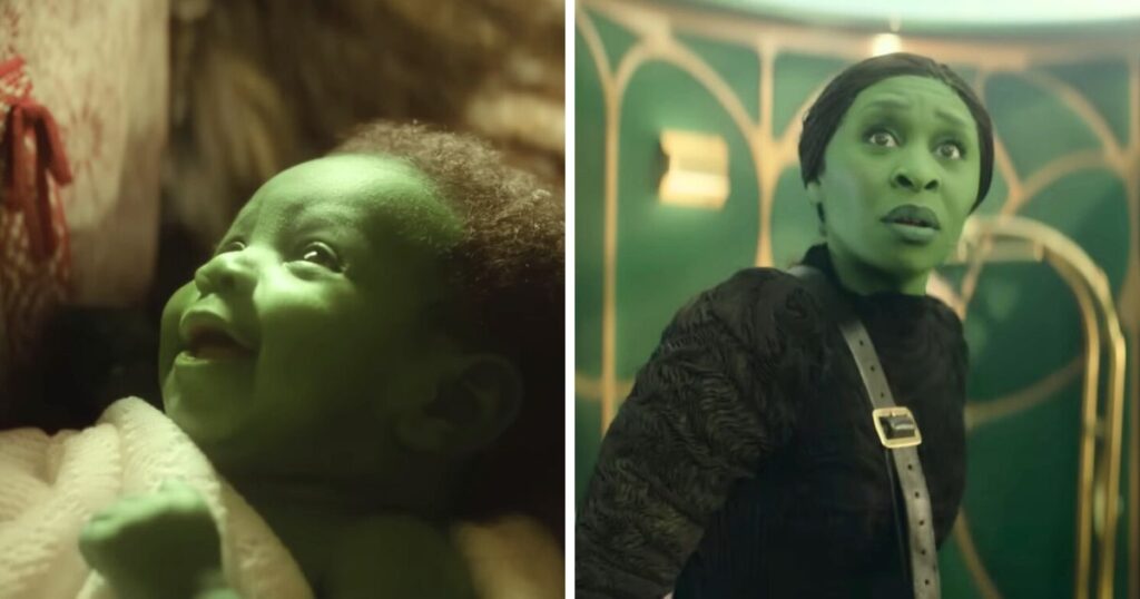 elphaba green skin wicked