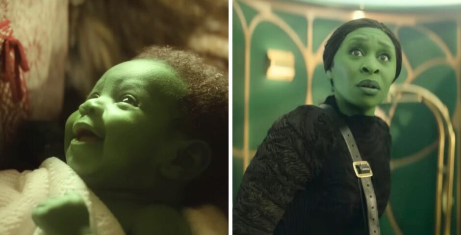 elphaba green skin wicked
