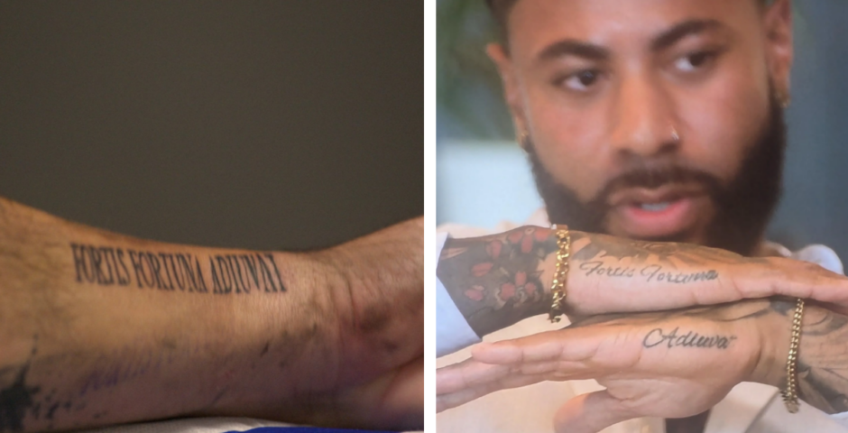 The Ultimatum Nick J.R. tattoo