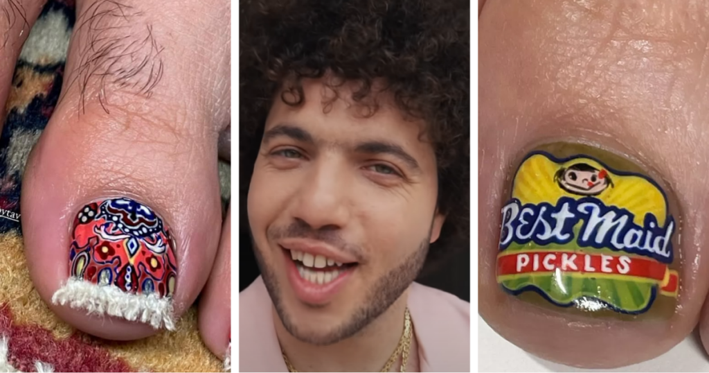 Benny Blanco toenail