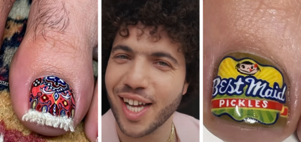 Benny Blanco toenail