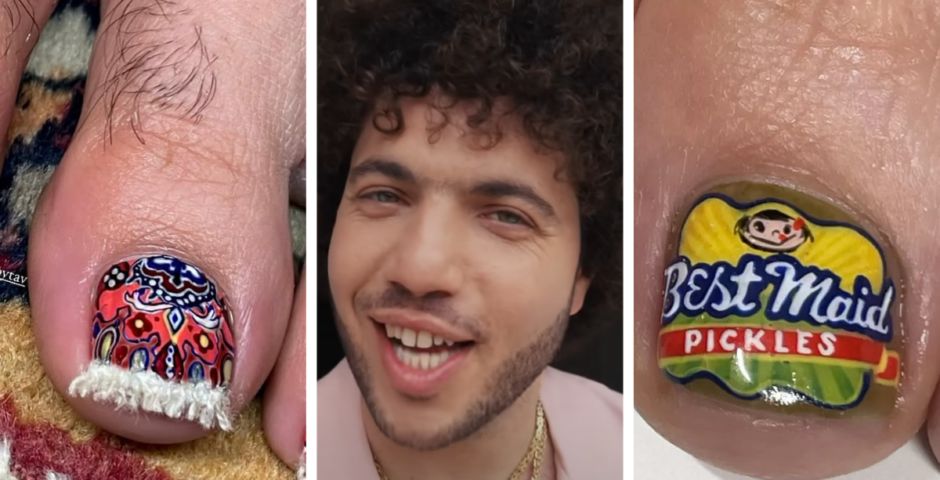 Benny Blanco toenail