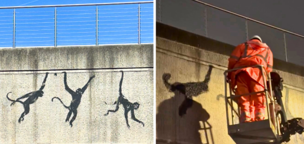 brick lane banksy london mural tfl