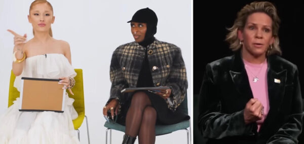 Ariana Grande Cynthia Erivo Holding Space
