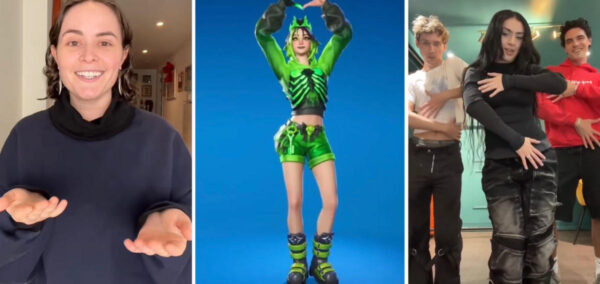Charli XCX Apple dance Fortnite