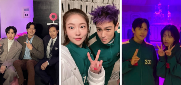 behind-the-scenes squid game 2 cast photos