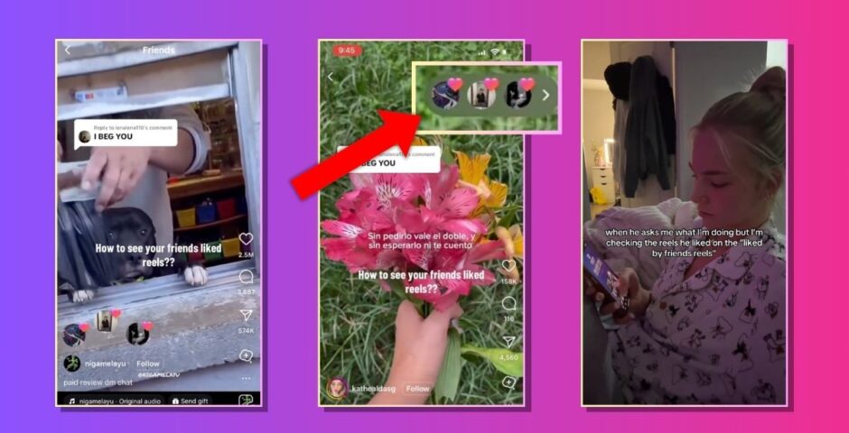 instagram reels liked by friends feed update