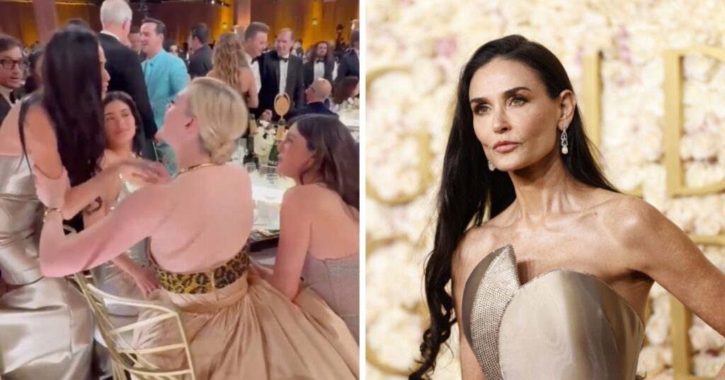 demi moore kylie jenner golden globes