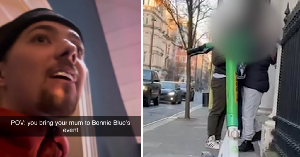 Bonnie Blue mum son