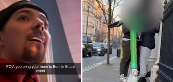 Bonnie Blue mum son