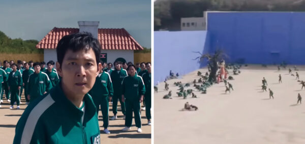 Real life set of Squid Game
