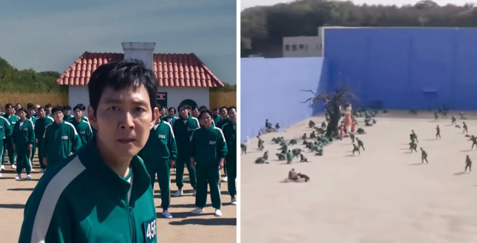 Real life set of Squid Game
