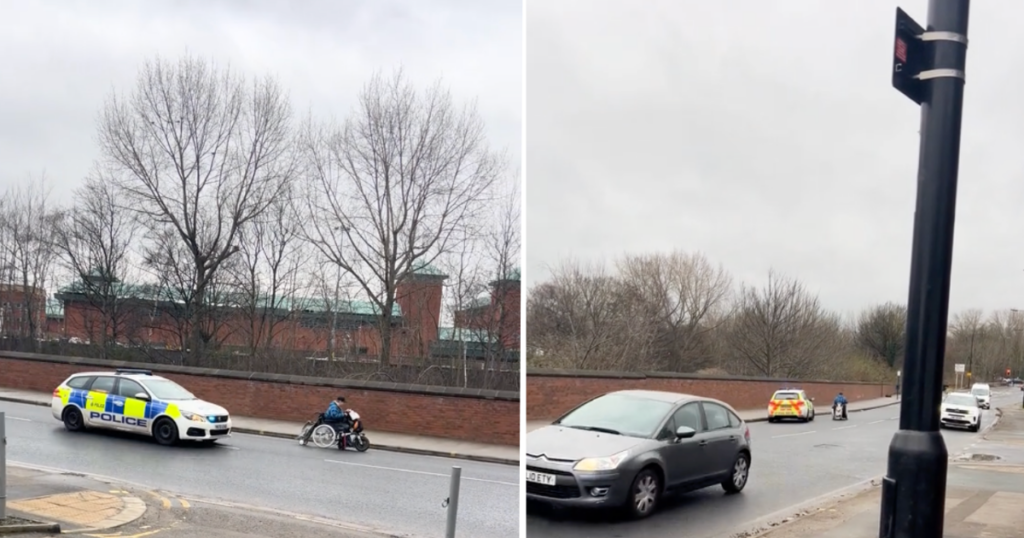Sheffield police chase TikTok