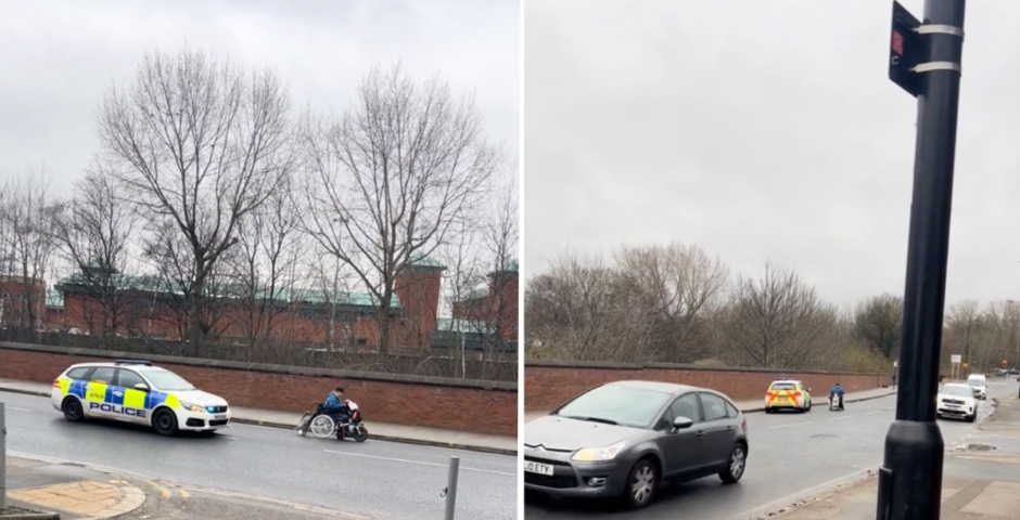 Sheffield police chase TikTok