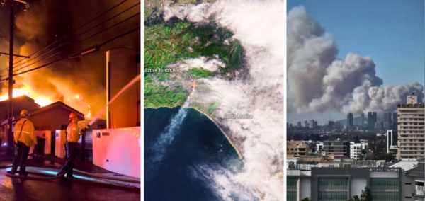 what caused the los angeles la fires
