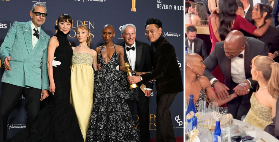 golden globes 2025 wicked seating plan
