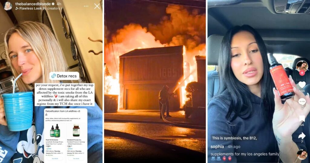 los angeles fires la fires influencers