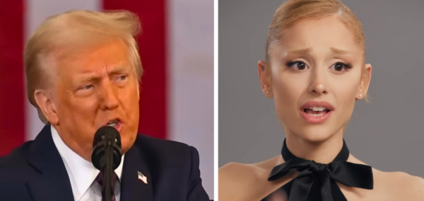 donald trump two genders ariana grande