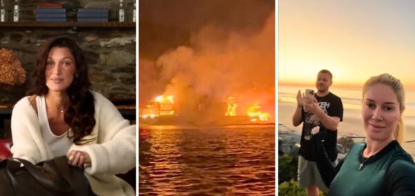 los angeles fires la fires celebrity houses bella hadid spencer pratt heidi montag