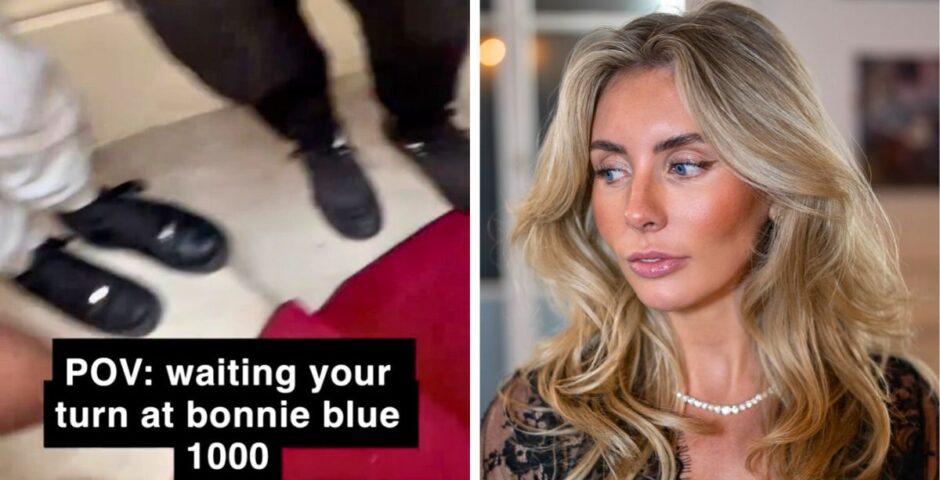 bonnie blue onlyfans 1,057 men in 12 hours the queue
