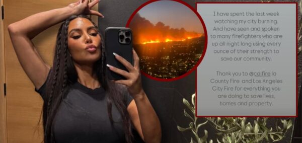 kim kardashian la fires