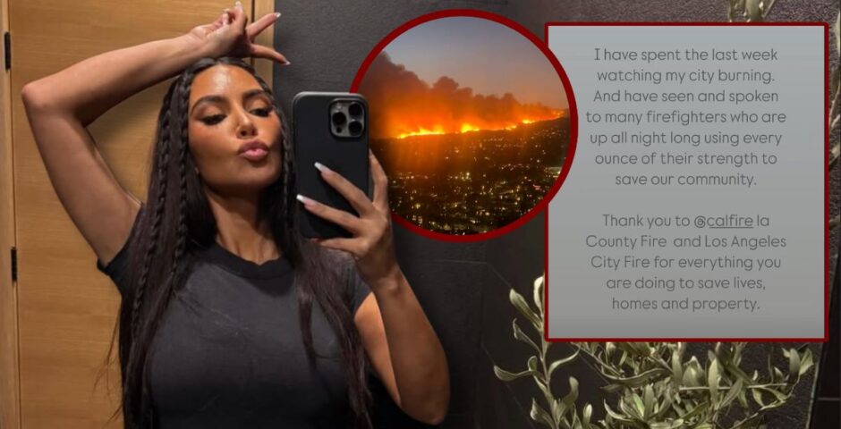 kim kardashian la fires