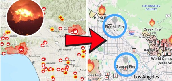 la fire map