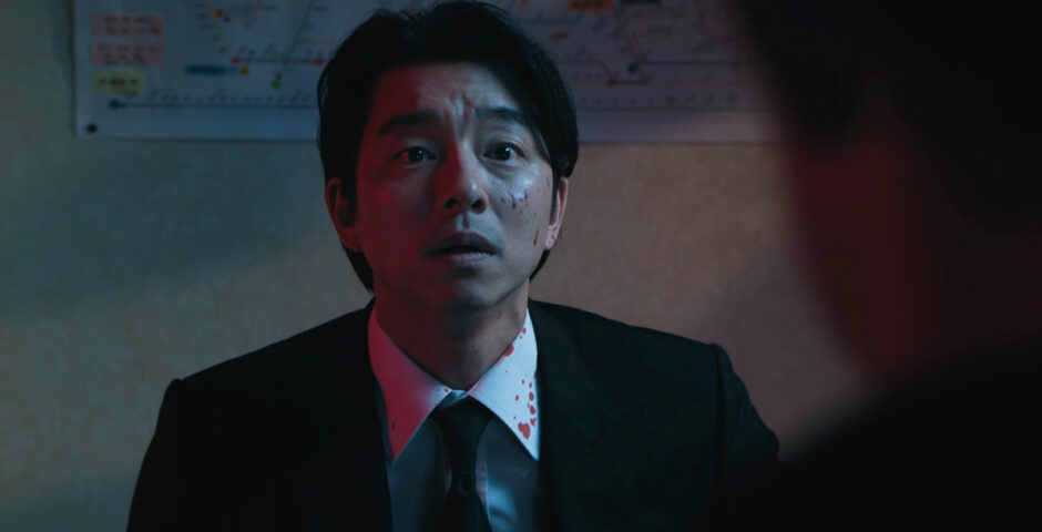 Detail in Squid Game 2 scene with The Recruiter was ad lib