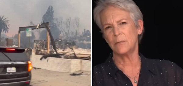 Jamie Lee Curtis wildfires gaza