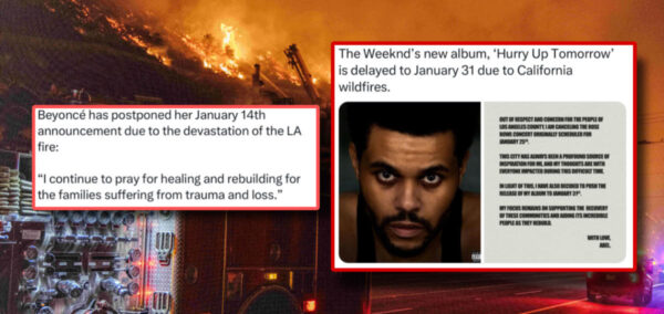 LA Wildfires postponed