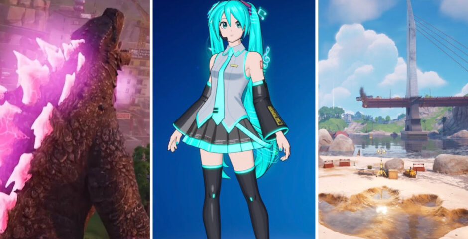 Fortnite Godzilla update