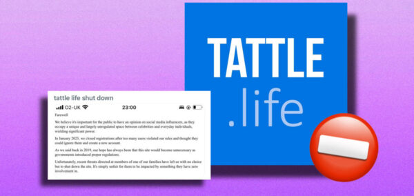 Tattle Life shut down