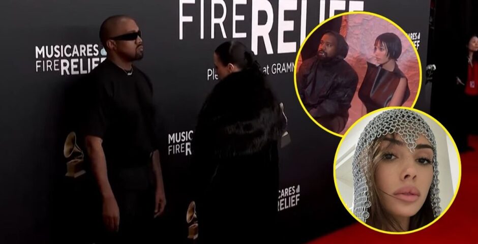 kanye bianca censori's mum grammys