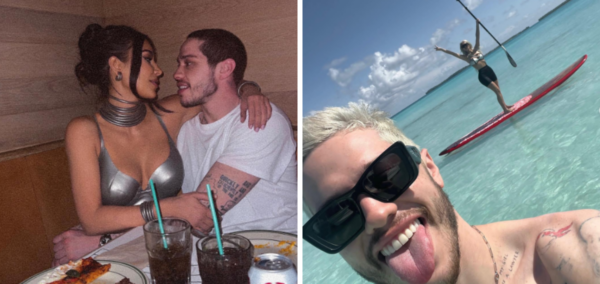 Kim Kardashian and Pete Davidson