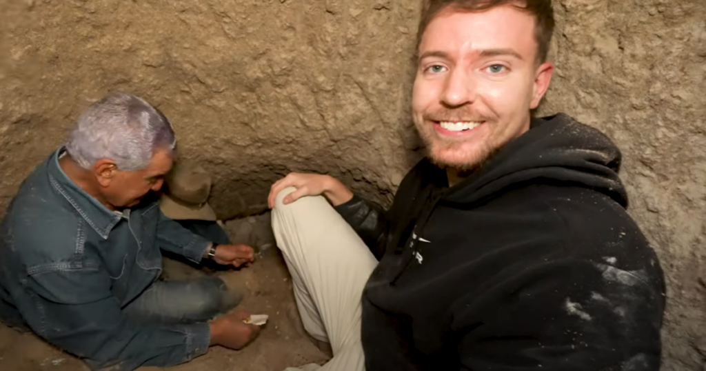 MrBeast pyramids of Egypt