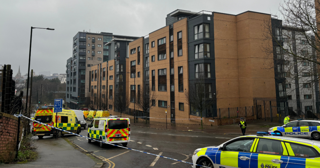 Sheffield police cordon