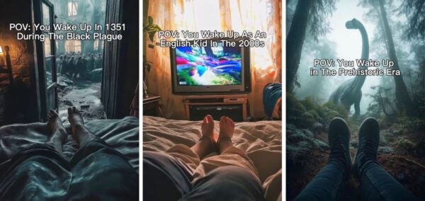ai tiktok wake up trend