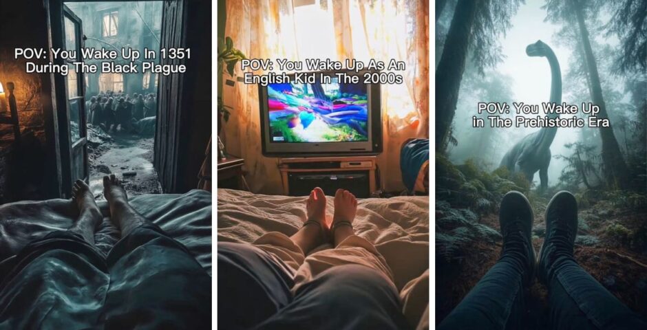 ai tiktok wake up trend