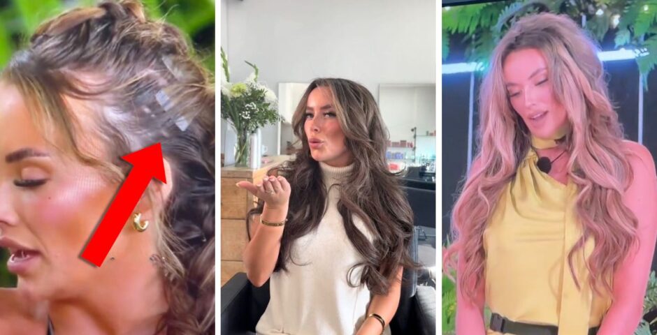harriett's hair extensions love island all stars