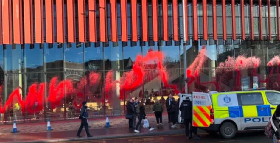 Glasgow Uni protest