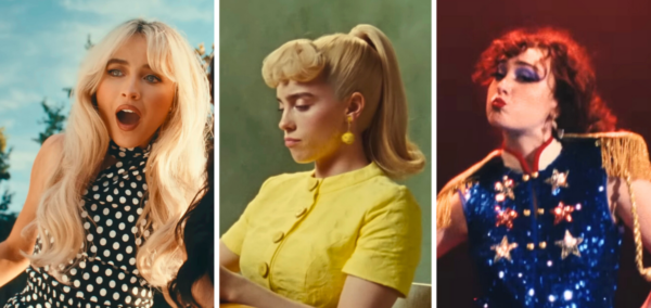 pop stars celebrities celebs auctioning off clothes auction music video clothes tour outfits los angeles wildfires la fires chappell roan hot to go billie eilish what was i made for sabrina carpenter taste