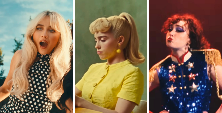 pop stars celebrities celebs auctioning off clothes auction music video clothes tour outfits los angeles wildfires la fires chappell roan hot to go billie eilish what was i made for sabrina carpenter taste