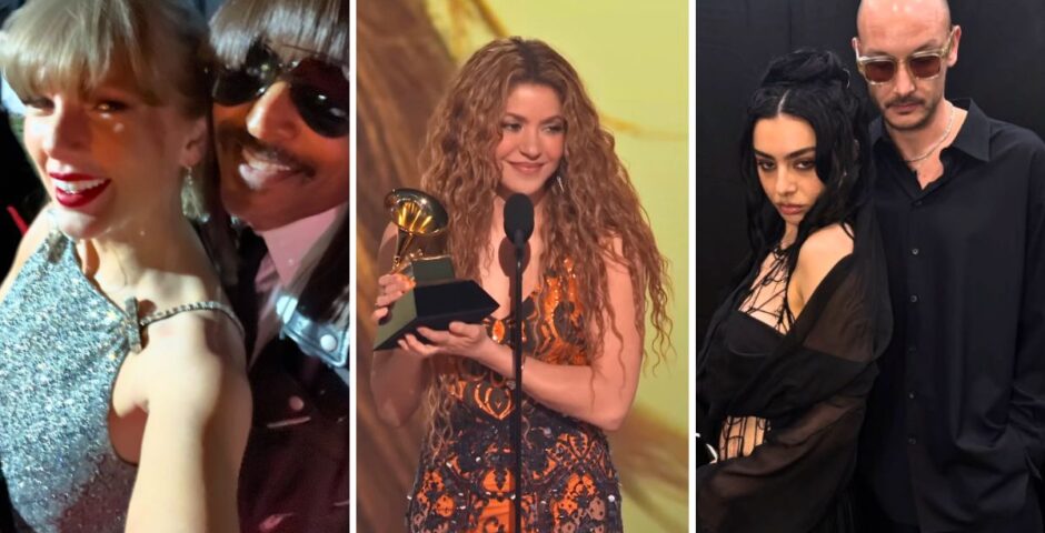 grammys 2024 afterparty celebrities shakira taylor swift charli xcx george