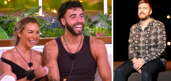 iain stirling love island all stars voiceover jokes sammy elma