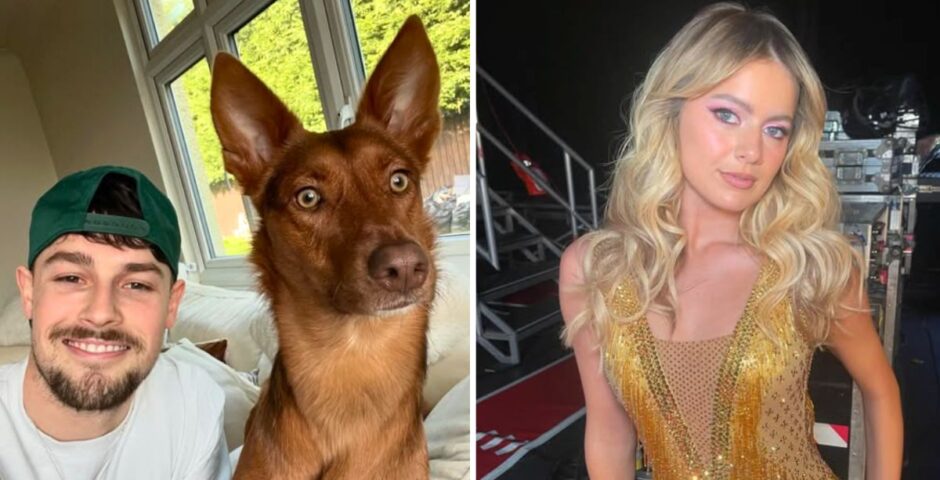 tasha ghouri andrew le page split break up strictly house dog